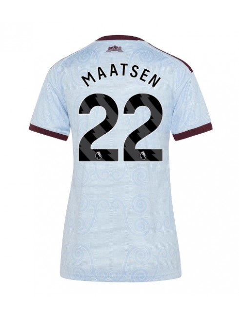 Zenske Futbalové oblečenie Aston Villa Ian Maatsen #22 2026-27 Krátky Rukáv - Tretina Zenske Futbalové oblečenie Aston Villa Ian Maatsen #22 2026-27 Krátky Rukáv - Tretina